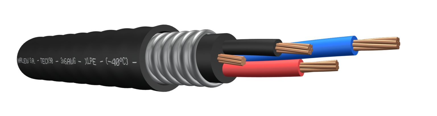 POTENCIAR Clad serie TKP Cable Multipolar Armado (Interlock) - Solindra